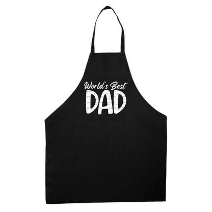 World’s Best Dad PNG – White Minimalist Typography Design for Father’s Day