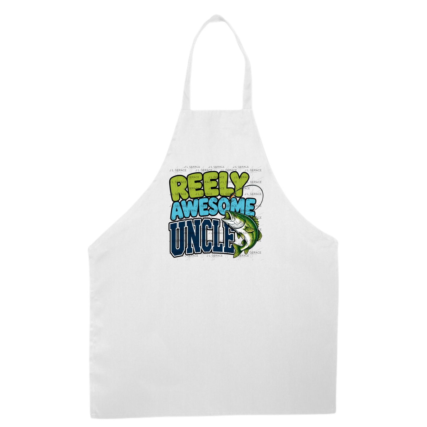 Reely Awesome Uncle PNG – Bass Fishing Sublimation Design