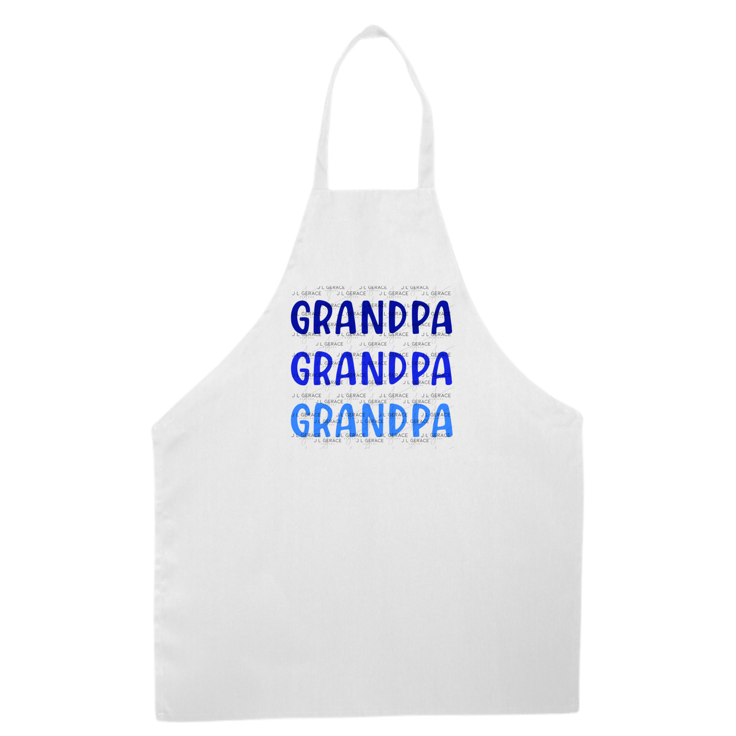 Grandpa PNG – Blue Gradient Typography Sublimation Design
