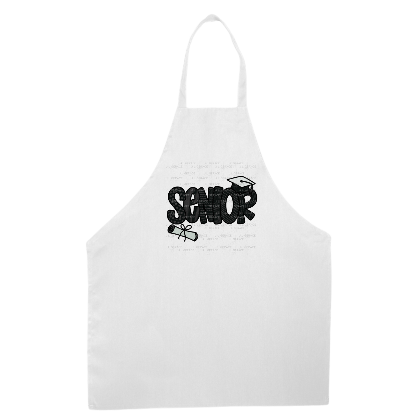 Senior PNG – Pattern Letter Graduation Sublimation Design