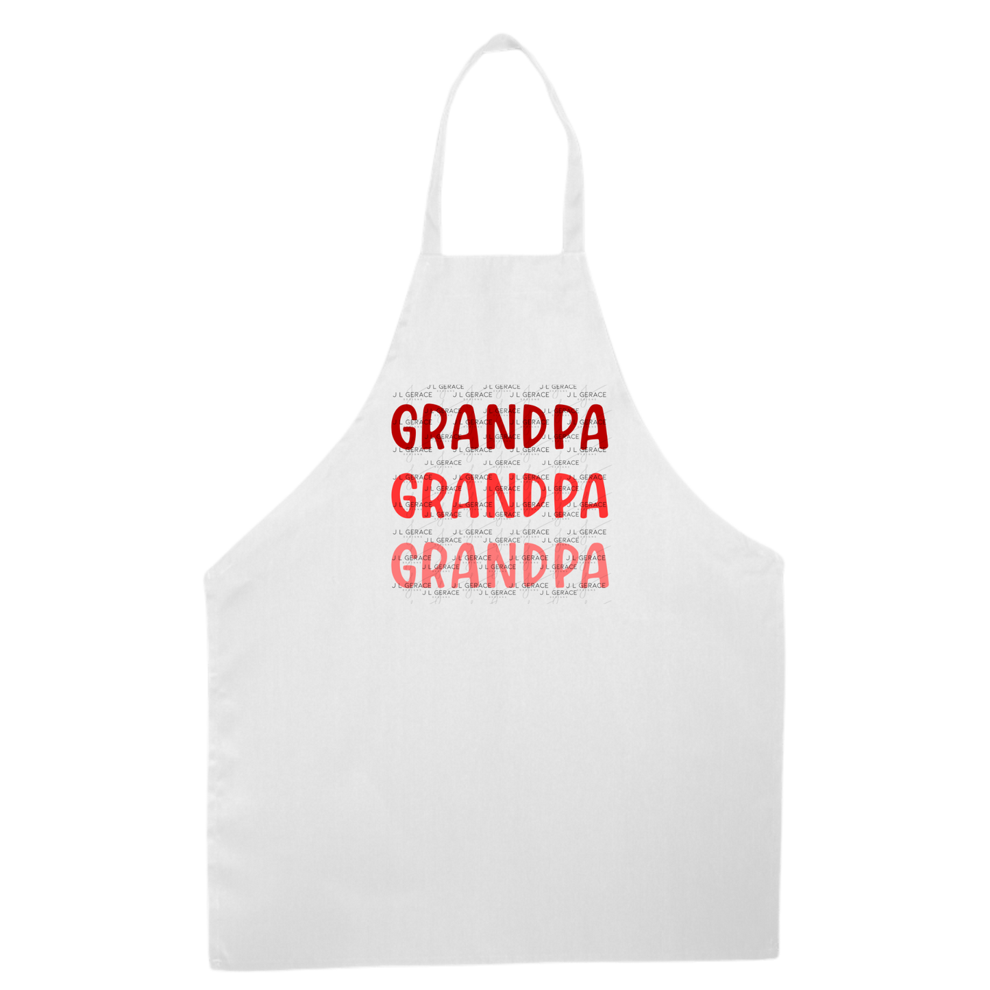 Grandpa PNG – Red Gradient Typography Sublimation Design