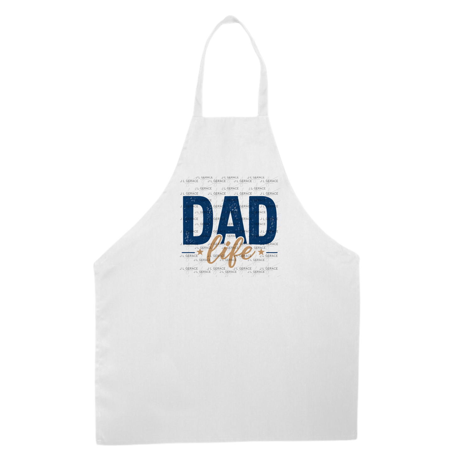 Dad Life PNG – Blue Vintage Typography Sublimation Design