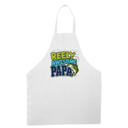 Reely Awesome Papa PNG – Bass Fishing Sublimation Design