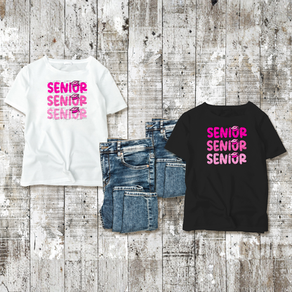 Senior PNG – Pink Graduation Cap Lettering Design