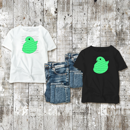 Green Easter Peep Chick Clipart Sublimation PNG