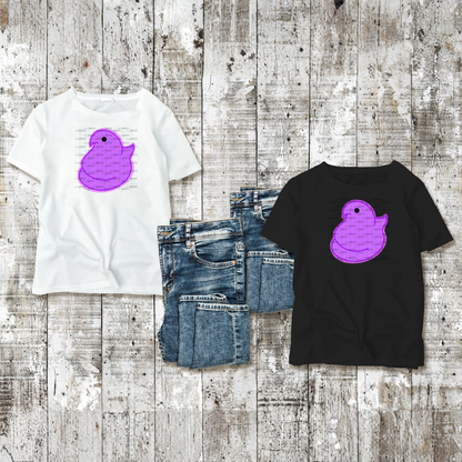 BUNDLE - 6 Colors - Easter Peep Chick Glitter Outline Bundle Clipart Sublimation PNG