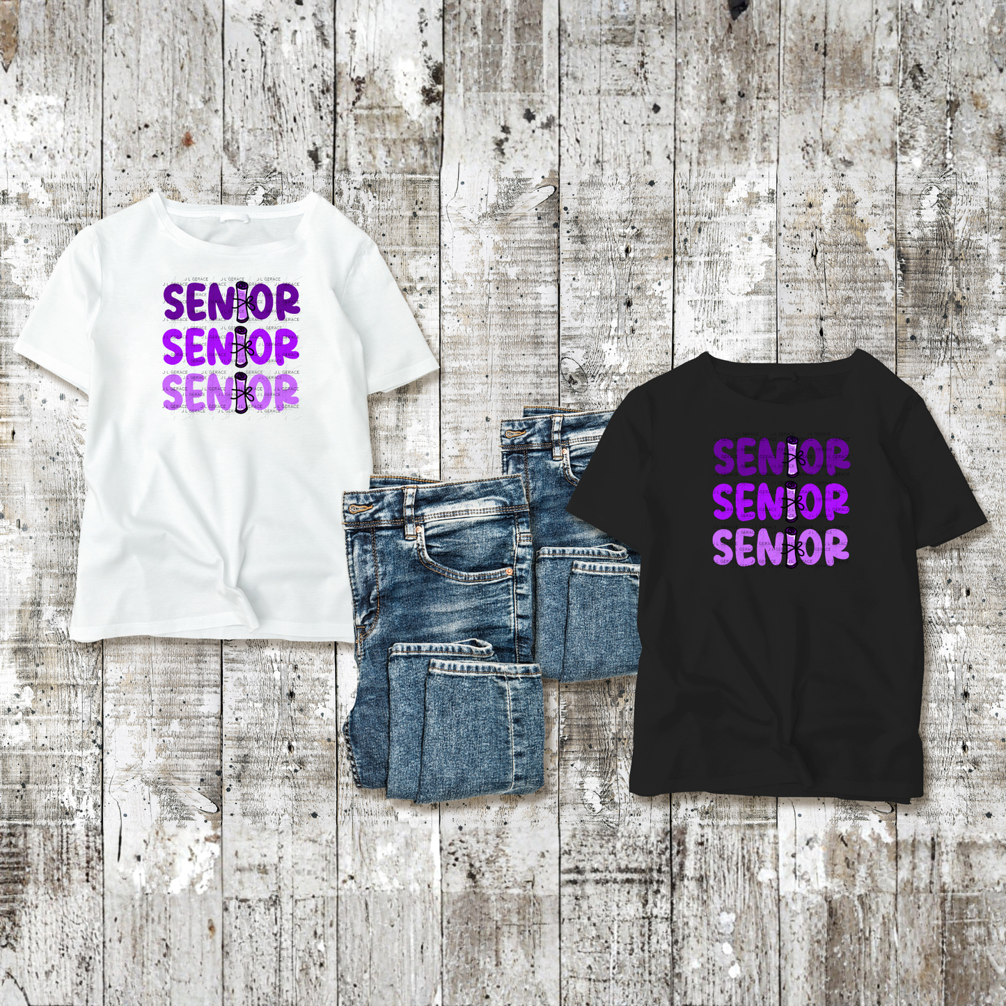Senior PNG – Purple Diploma Graduation Lettering Design