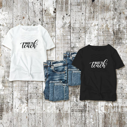 Made To Teach Teacher PNG Bundle Digital Download