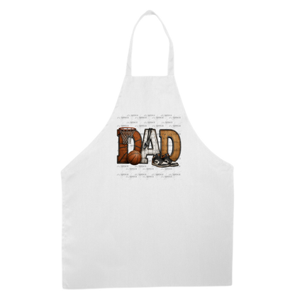 Dad PNG – Basketball Hoop Life Design with Ball Sneakers and Whistle