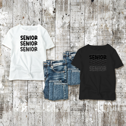 Senior PNG – Bold Black Graduation Lettering Design