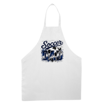 Soccer Dad PNG – Blue Black Paint Splatter Sports Design with Soccer Ball