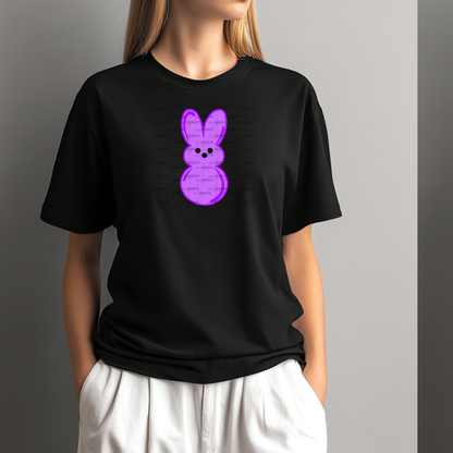 Purple Bunny Peep Easter Clipart Sublimation PNG