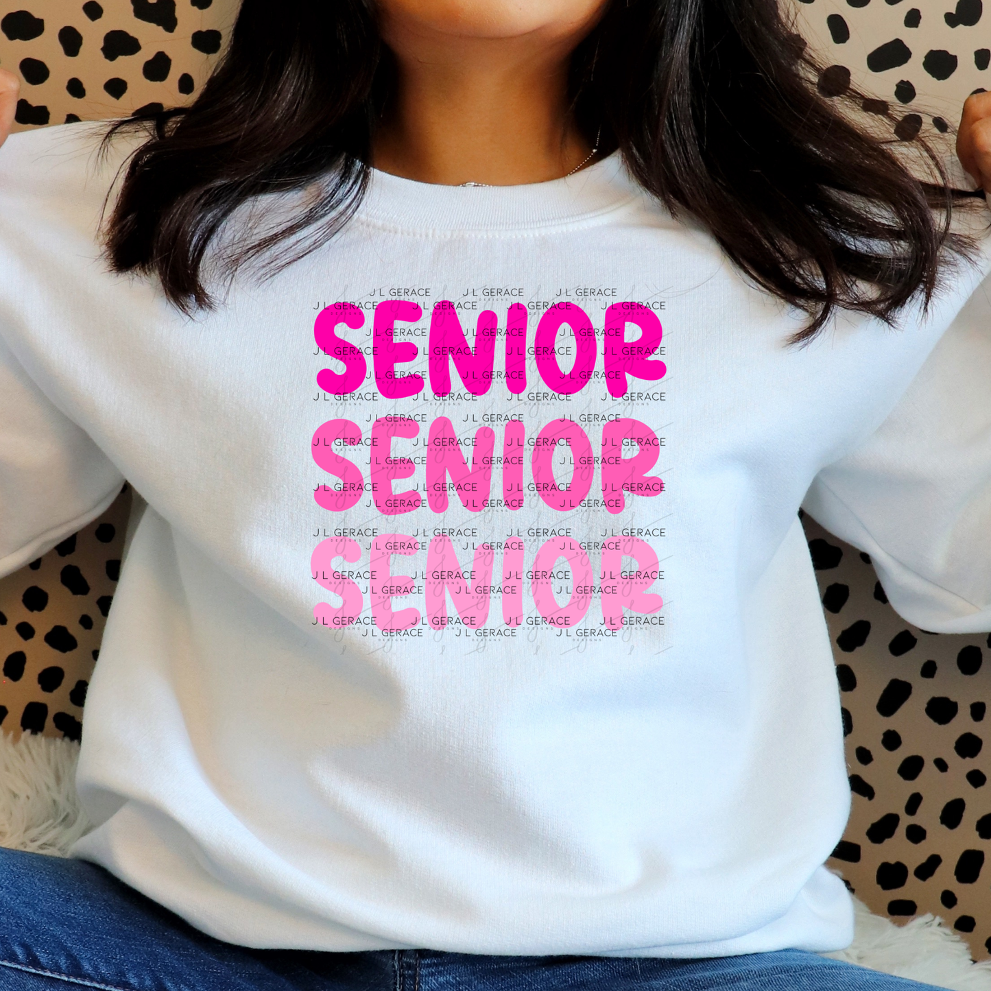 Senior PNG – Pink Ombre Graduation Design for Class of 2026