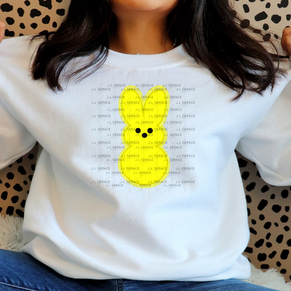 Yellow Bunny Peep Easter Clipart Sublimation PNG