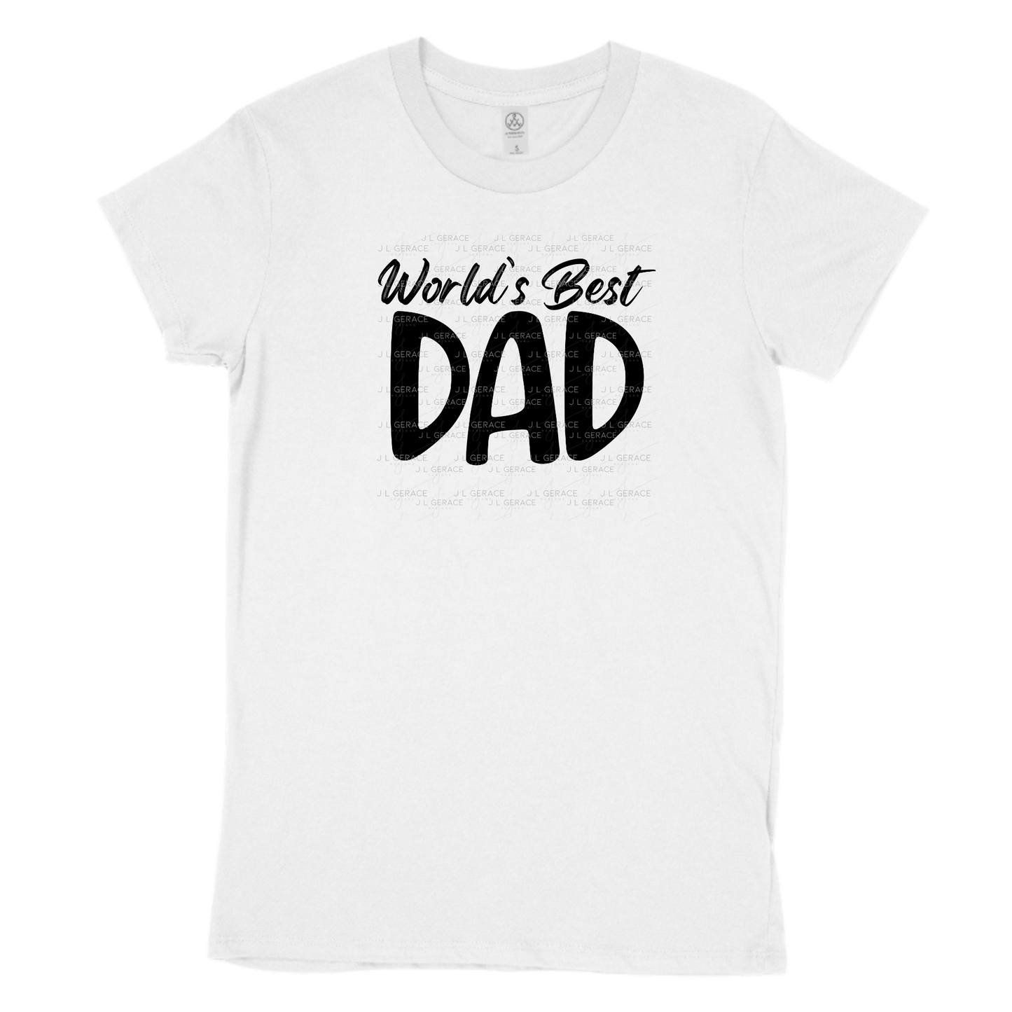 World’s Best Dad PNG – Black Typography Design for Father’s Day
