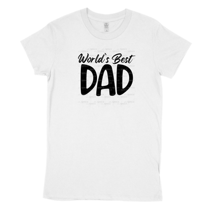 World’s Best Dad PNG – Black Typography Design for Father’s Day