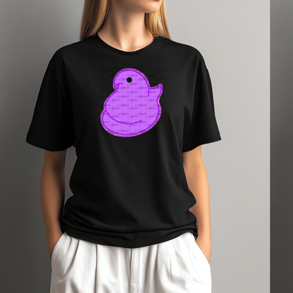 Purple Glitter Easter Peep Chick Clipart Sublimation PNG