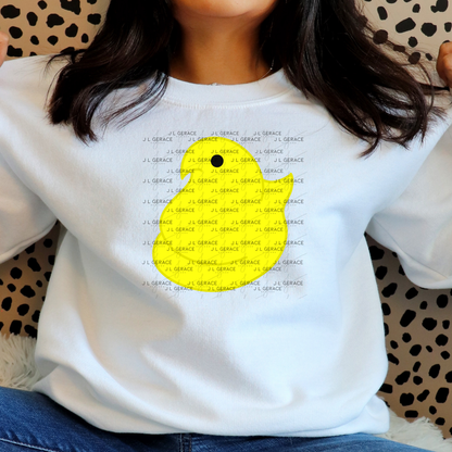 Yellow Easter Peep Chick Clipart Sublimation PNG