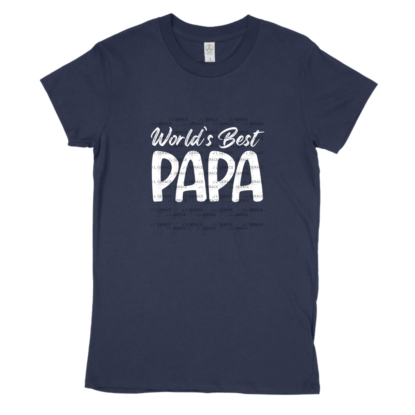 World’s Best Papa PNG – Minimalist Typography Quote Design