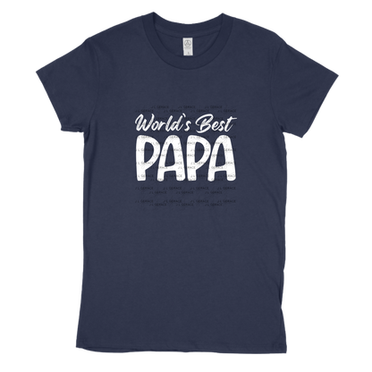 World’s Best Papa PNG – Minimalist Typography Quote Design