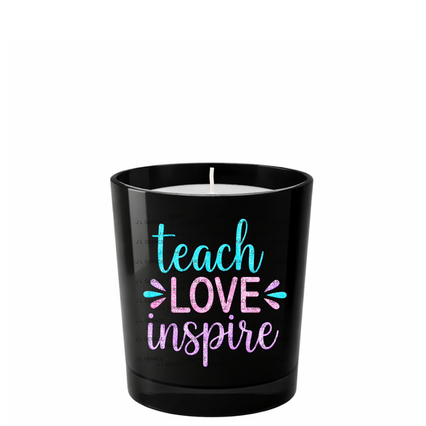 Teach Love Inspire Teacher Color PNG
