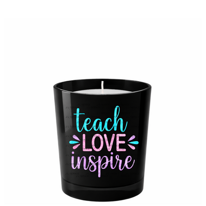 Teach Love Inspire Teacher Color PNG