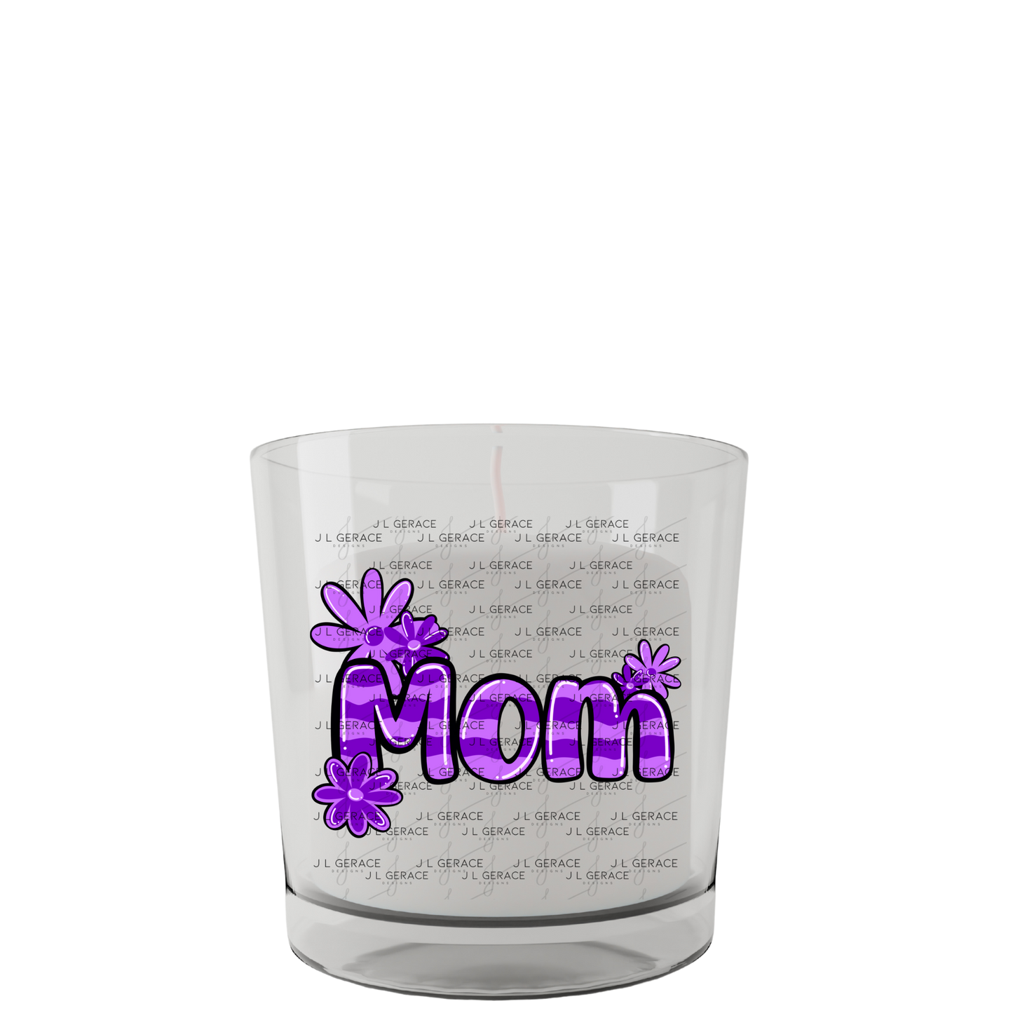 Mom Daisy Floral Purple PNG Design