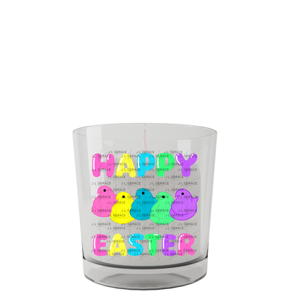 Happy Easter Chick Clipart Sublimation PNG Peeps Chick Colorful Design