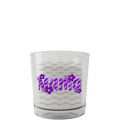 Mama Daisy Floral Purple PNG Design