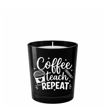Coffee Teach Repeat Teacher PNG Bundle Digital Download