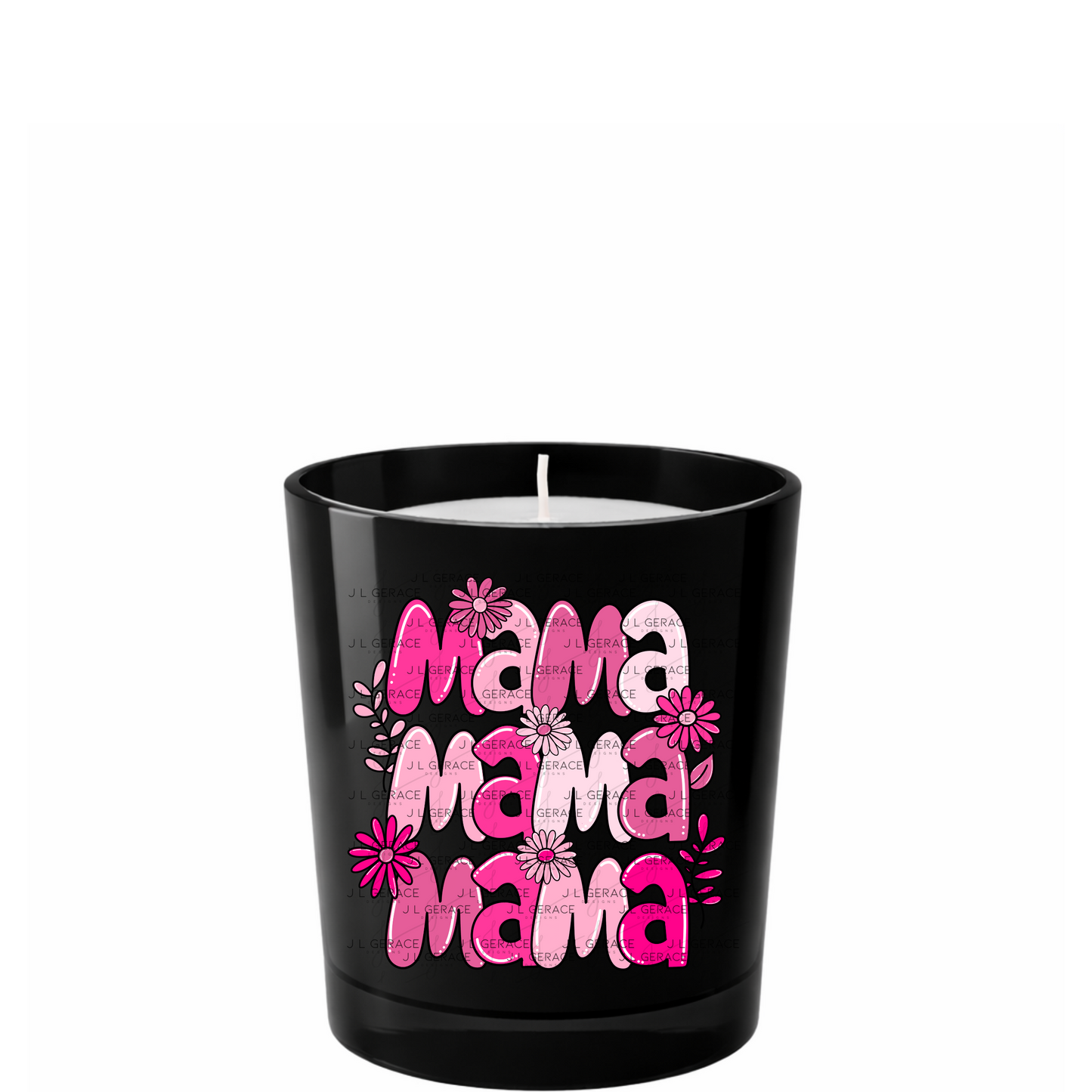 Mama Mama Mama Pink Floral PNG Design