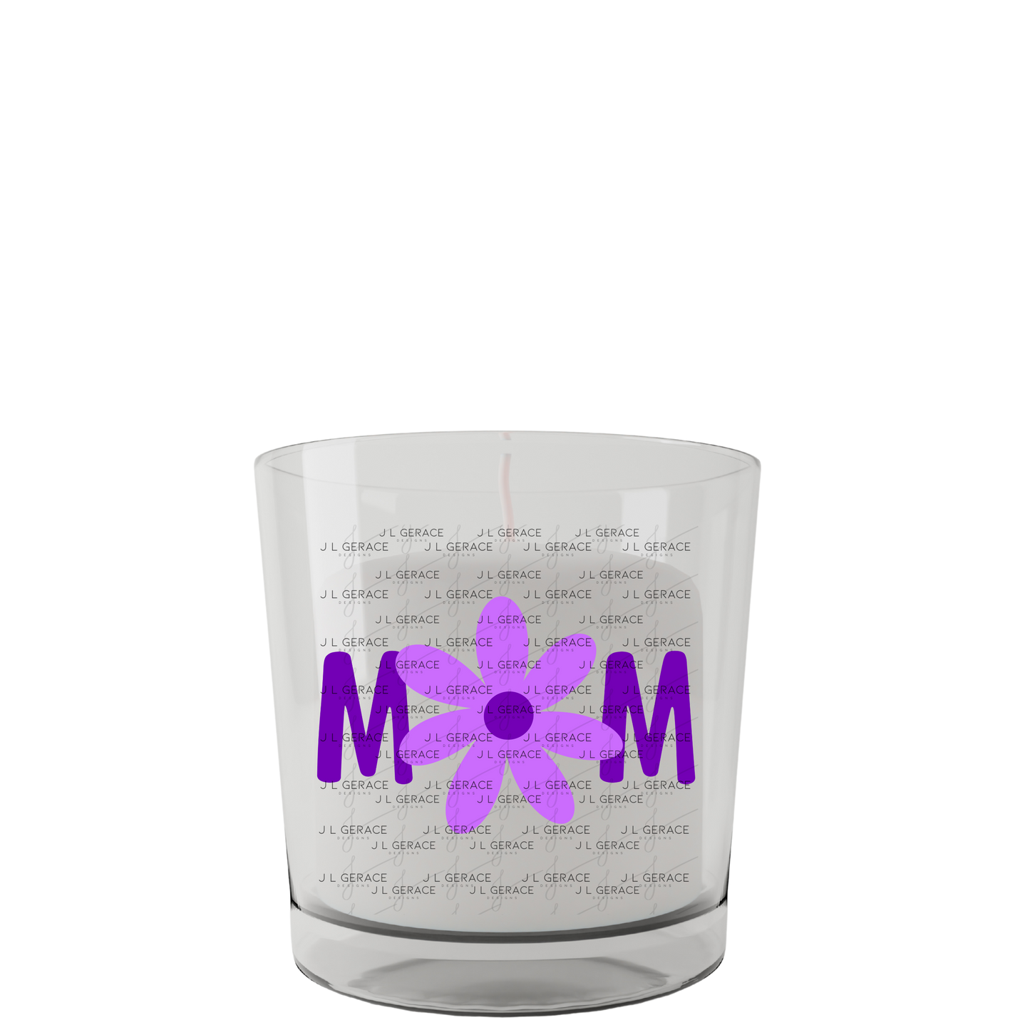 Mom Flower PNG Clipart Sublimation PNG Mothers Day Purple Daisy Design