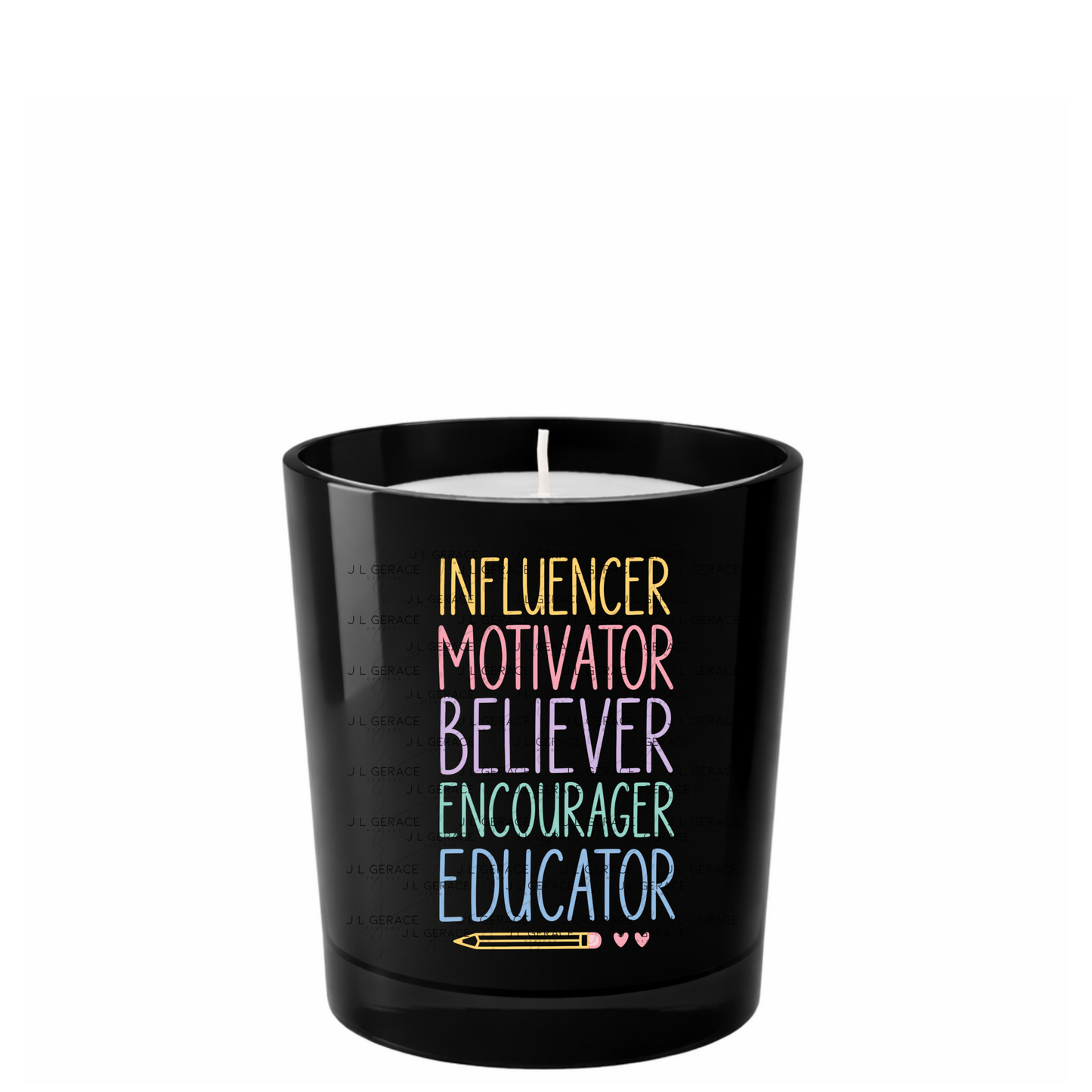 Influencer Motivator Believer Educator Teacher Colorful PNG