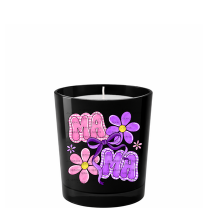 Mama Floral Bow PNG Design