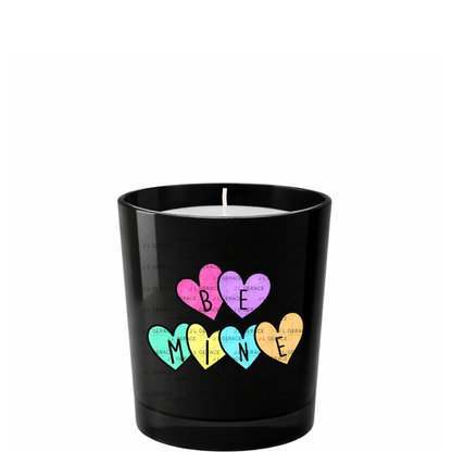 Be Mine Heart Letter PNG with Halftone Fill – Valentine Digital Download