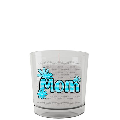 Mom Daisy Floral Blue PNG Design