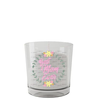 Best Mom Ever Floral Wreath PNG Design