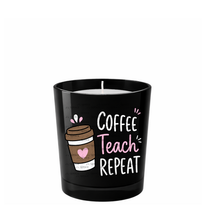 Coffee Teach Repeat PNG Sublimation Design Teacher Appreciation Digital Download