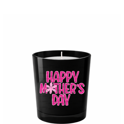 Happy Mothers Day PNG – Bold Pink Floral Lettering Sublimation Design