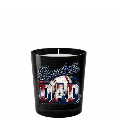 Baseball Dad PNG – Red White Blue Paint Splatter Design with Ball