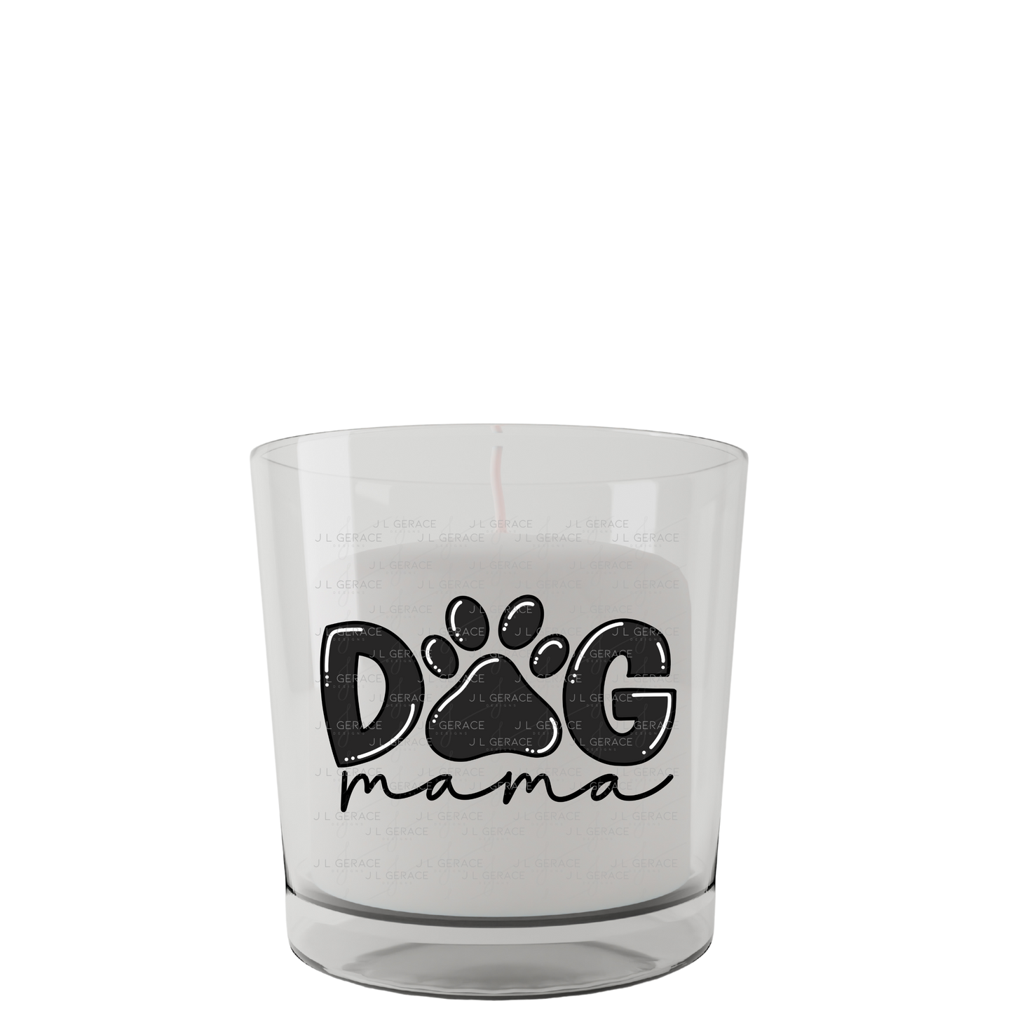 Dog Mama PNG – Black Paw Print Sublimation Design