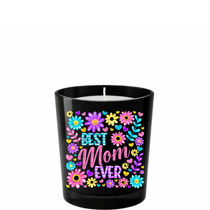 Best Mom Ever Colorful Floral PNG Design