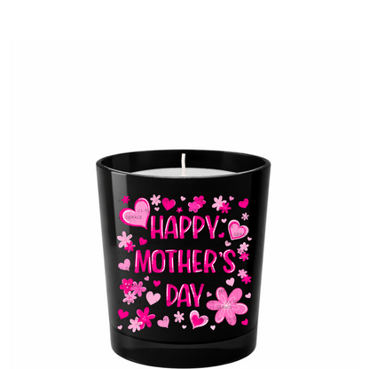 Happy Mothers Day PNG – Pink Hearts Floral Sublimation Design
