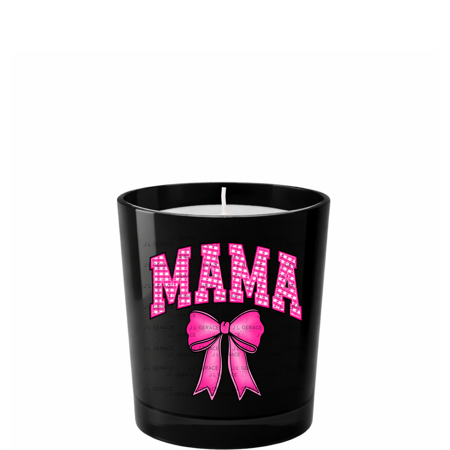Mama Bow PNG – Pink Gingham Mothers Day Sublimation Design