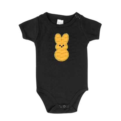 Orange Glitter Bunny Peep Easter Clipart Sublimation PNG