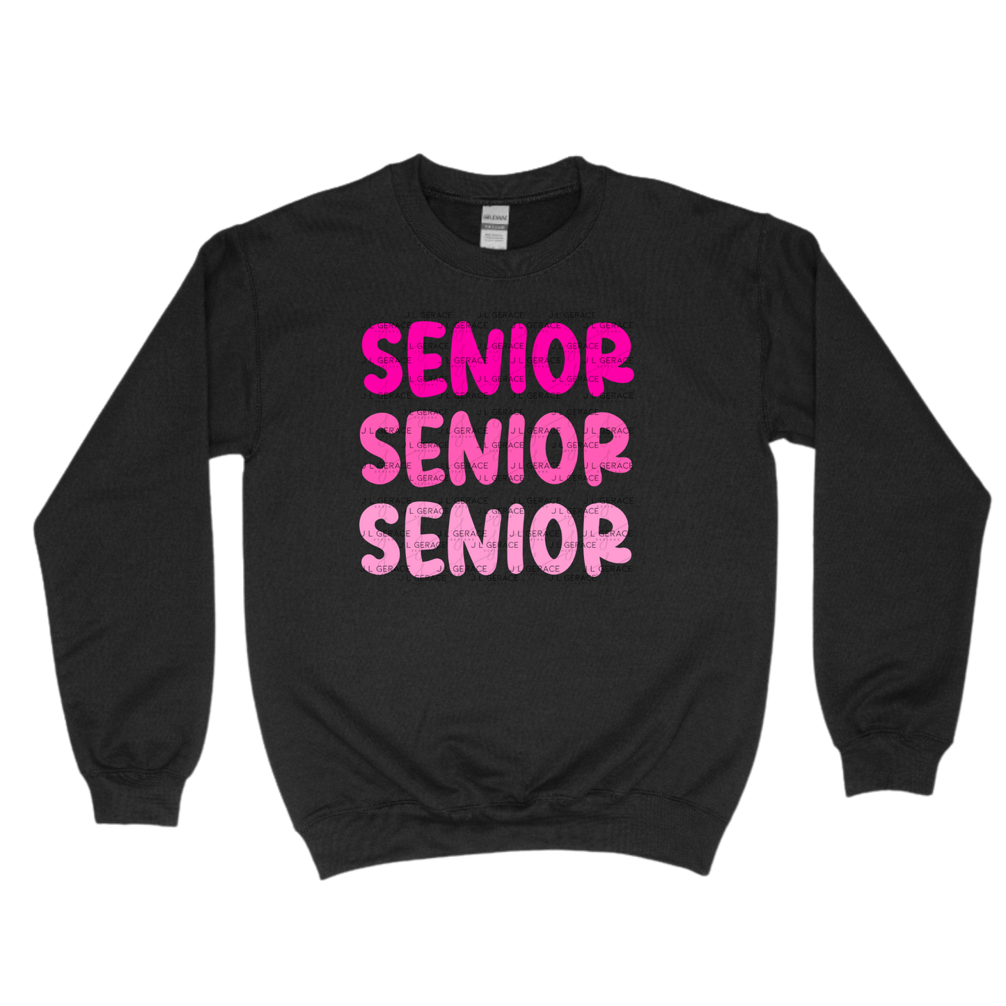 Senior PNG – Pink Ombre Graduation Design for Class of 2026