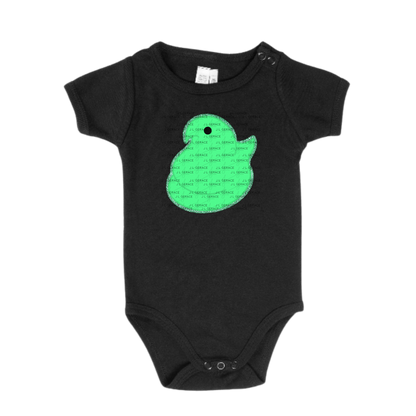 Green Glitter Easter Peep Chick Clipart Sublimation PNG