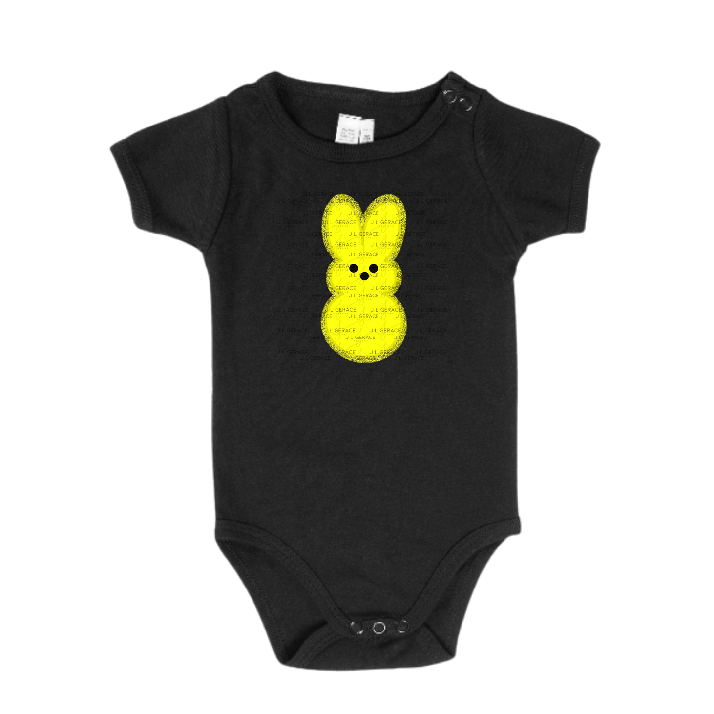 Yellow Bunny Peep Easter Clipart Sublimation PNG