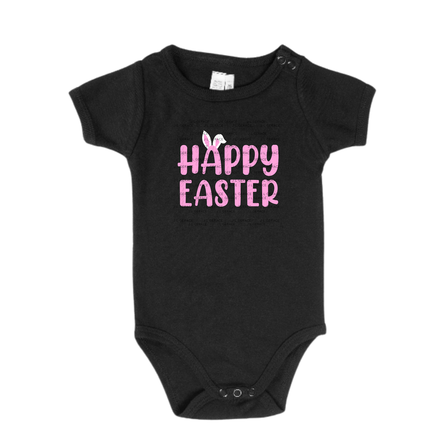 Happy Easter Bunny Ears PNG
