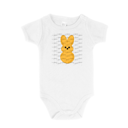 Orange Bunny Peep Easter Clipart Sublimation PNG